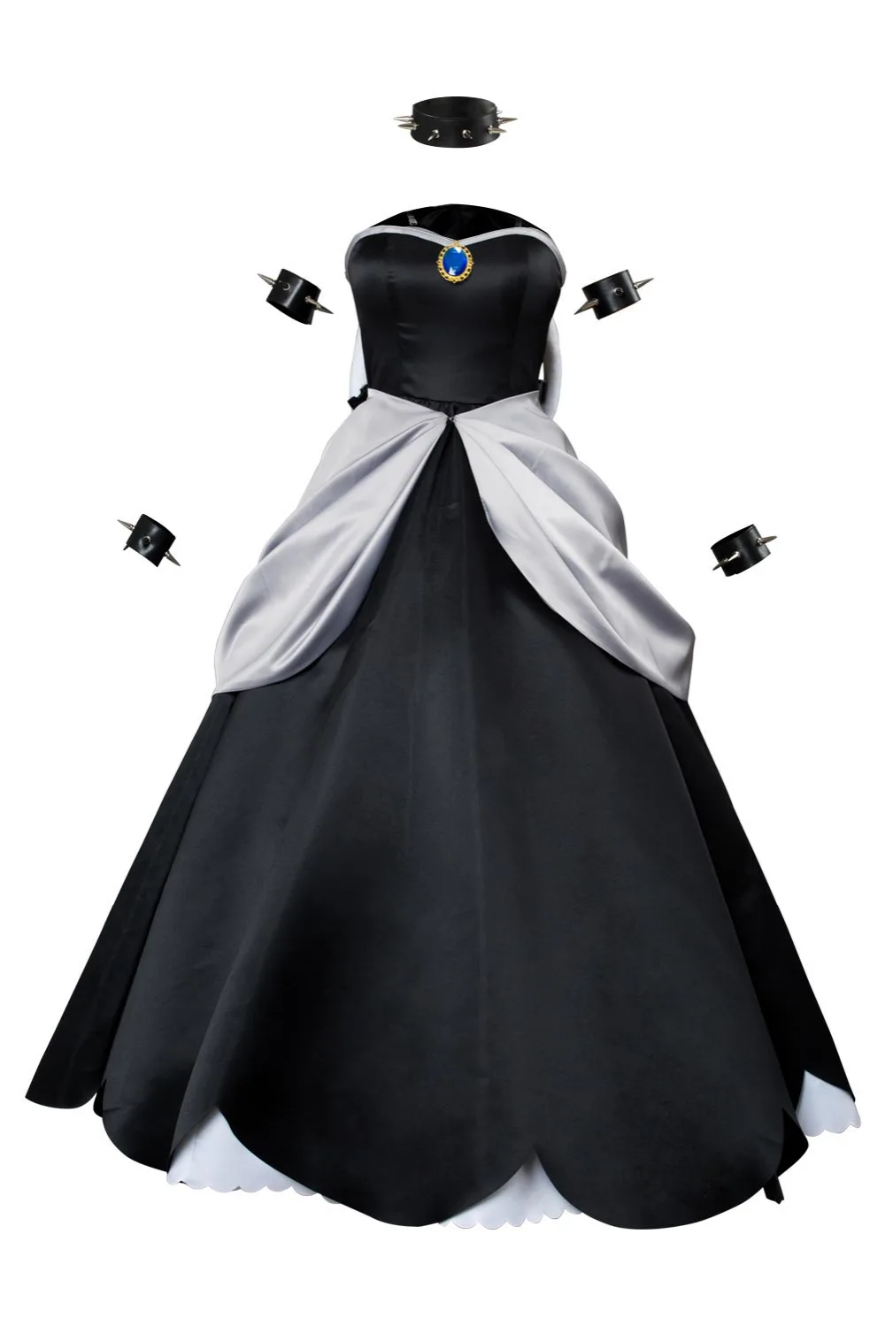 Игра Супер Марио Принцесса Bowsette Косплей Костюм для взрослых мужчин женщин