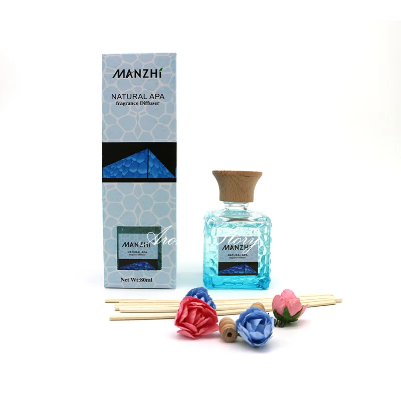 80 мл сушенный цветочный Ротанговые палочки арома-распылитель лимонного цвета