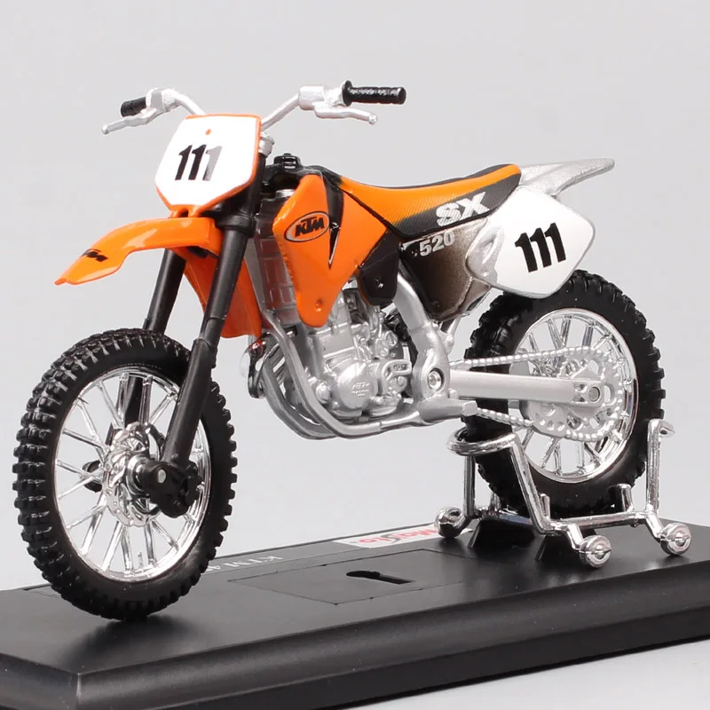 1/18 Maisto 520 SX  Racing 2001 Motocross  #111 Cross Scale Motorcycle Diecast Model Dirt Bike Off Road Vehicle Hobby Toy Gift
