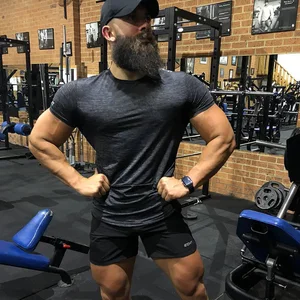 Мужская быстросохнущая футболка ECHT, повседневная стрейчевая футболка большого размера для фитнеса, M-XXL, 2019