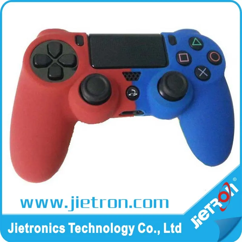 2019 новый дизайн смешанных цветов силиконовый чехол для PS4 контроллера с фабрики
