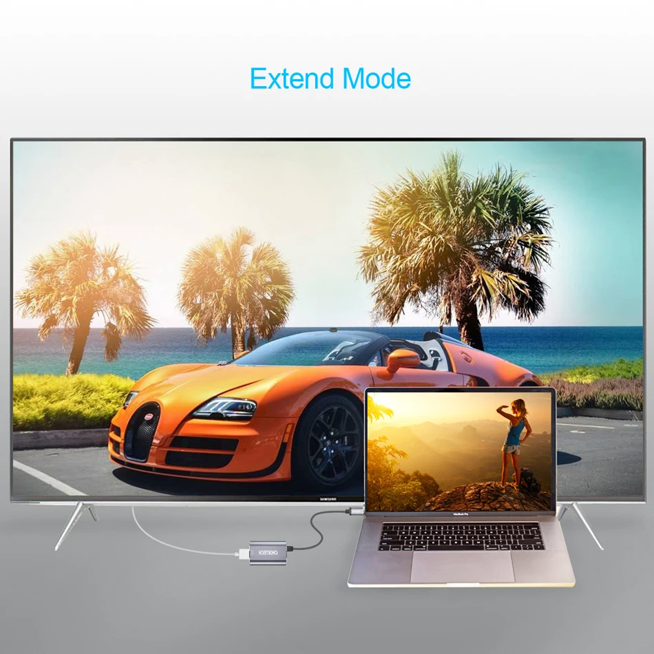 CHOETECH USB C к мини адаптер для дисплея 4K @ 60Hz Тип Мини DP с 60 Вт доставка питания Galaxy S9/S9