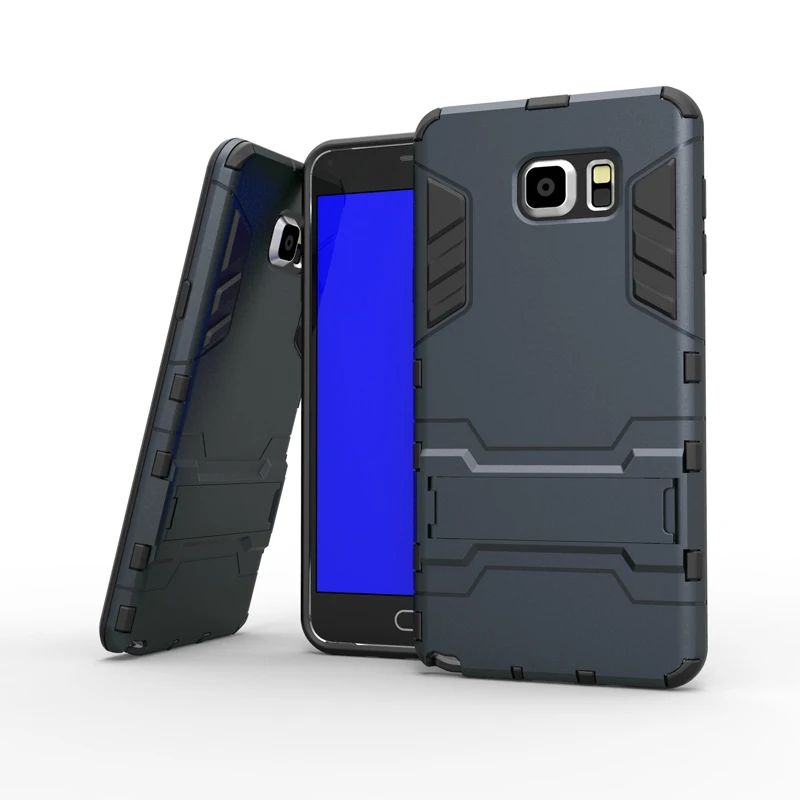 Железный человек супер защитой 3 в 1 ТПУ + ПК чехол подставка для Samsung Galaxy Note 5 N9200