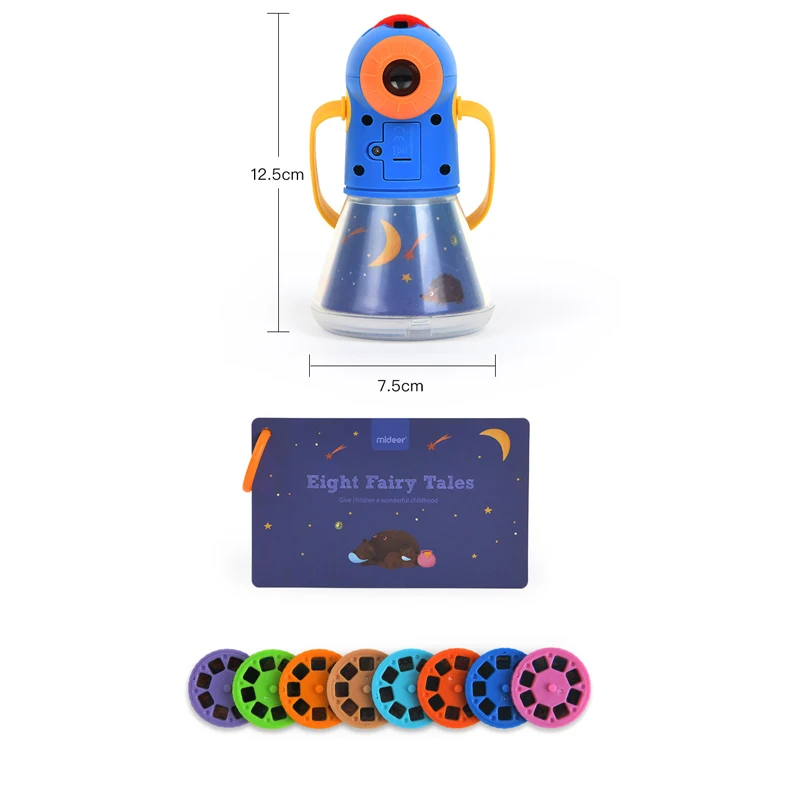 Детский сборник сказок игрушка фонарь материалы montessori проектор сенсорные