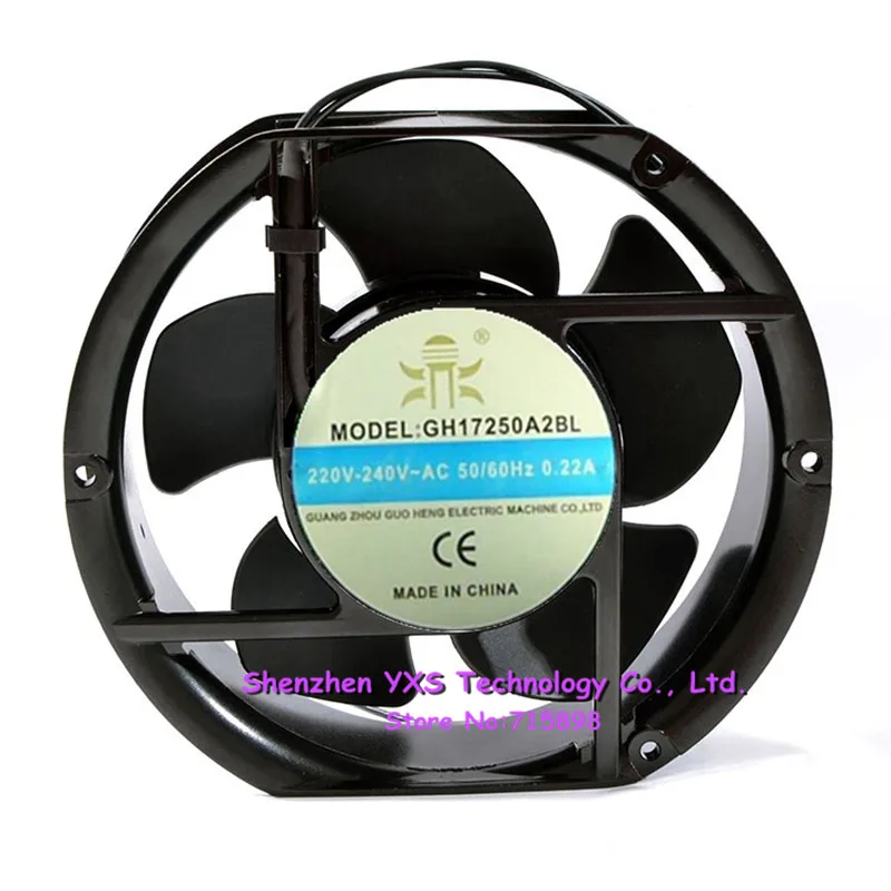 GH17250A2BL AC 220V 240V 0.22A 50/60HZ 38W 3100RPM 2 провода 17250 17 см 172*150*50 мм рукав шаровой подшипник