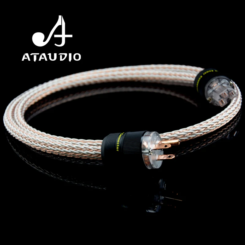ATAUDIO HIFI 12TC силовой кабель высокого качества 6N OCC Hifi шнур питания с американской
