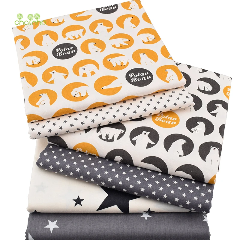 Chainho Cartoon Print Twill Cotton Fabric For DIY Quilting Sewing/Tissue Of Baby&ampChildren/Sheet Pillow Cushion Curtain Material | Дом и сад