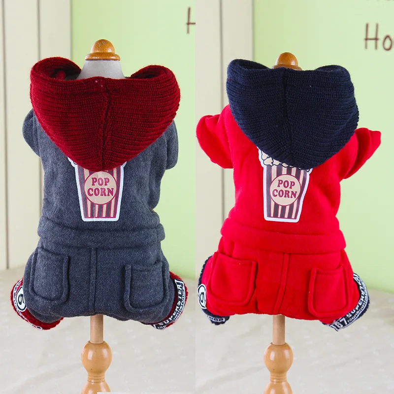 Собака Одежда Зима Утолщение Хлопка-Мягкие Одежды Любимчика Товары Для Животных