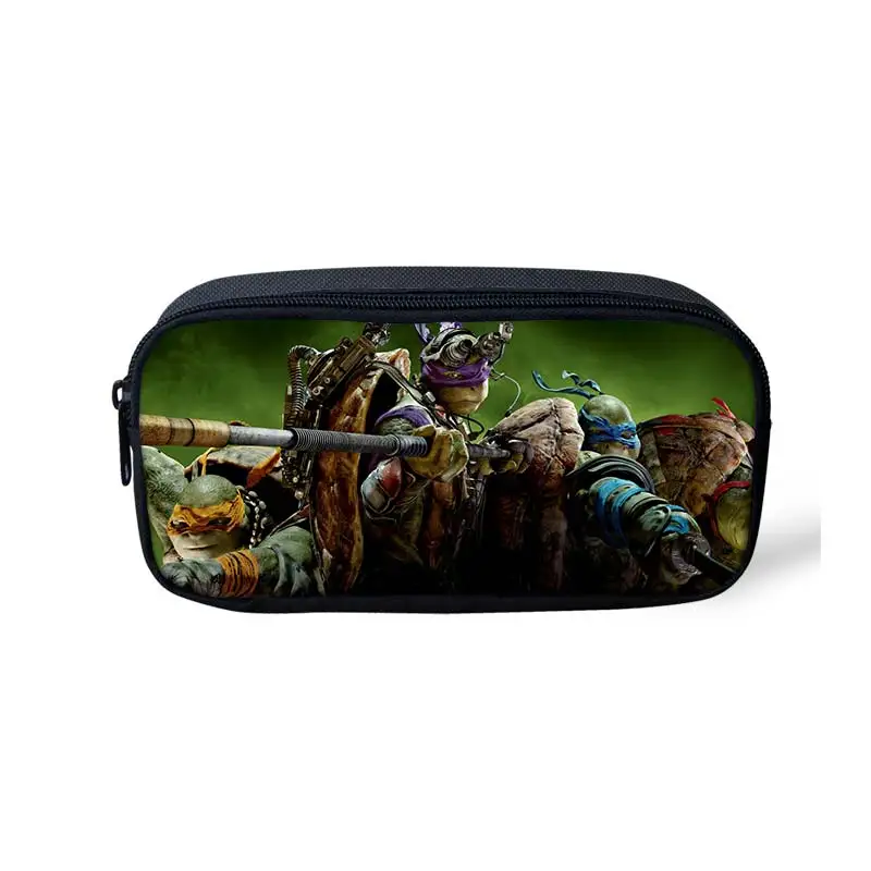 LMHY0724K Новое поступление черепашки ниндзя TMNT мультяшный принт школьная Ручка сумка для детей подарки сумка для хранения женский портативный косметический Чехол - Цвет: LMHY0724K
