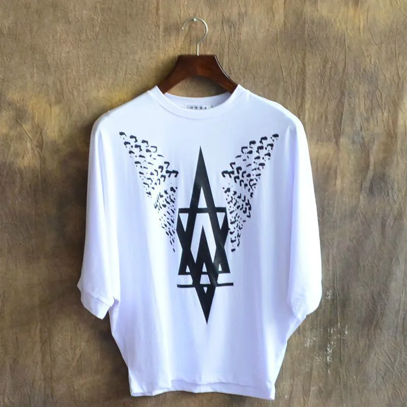 2017 Новый Летний стиль большой размер свободная футболка с рукавом летучая мышь