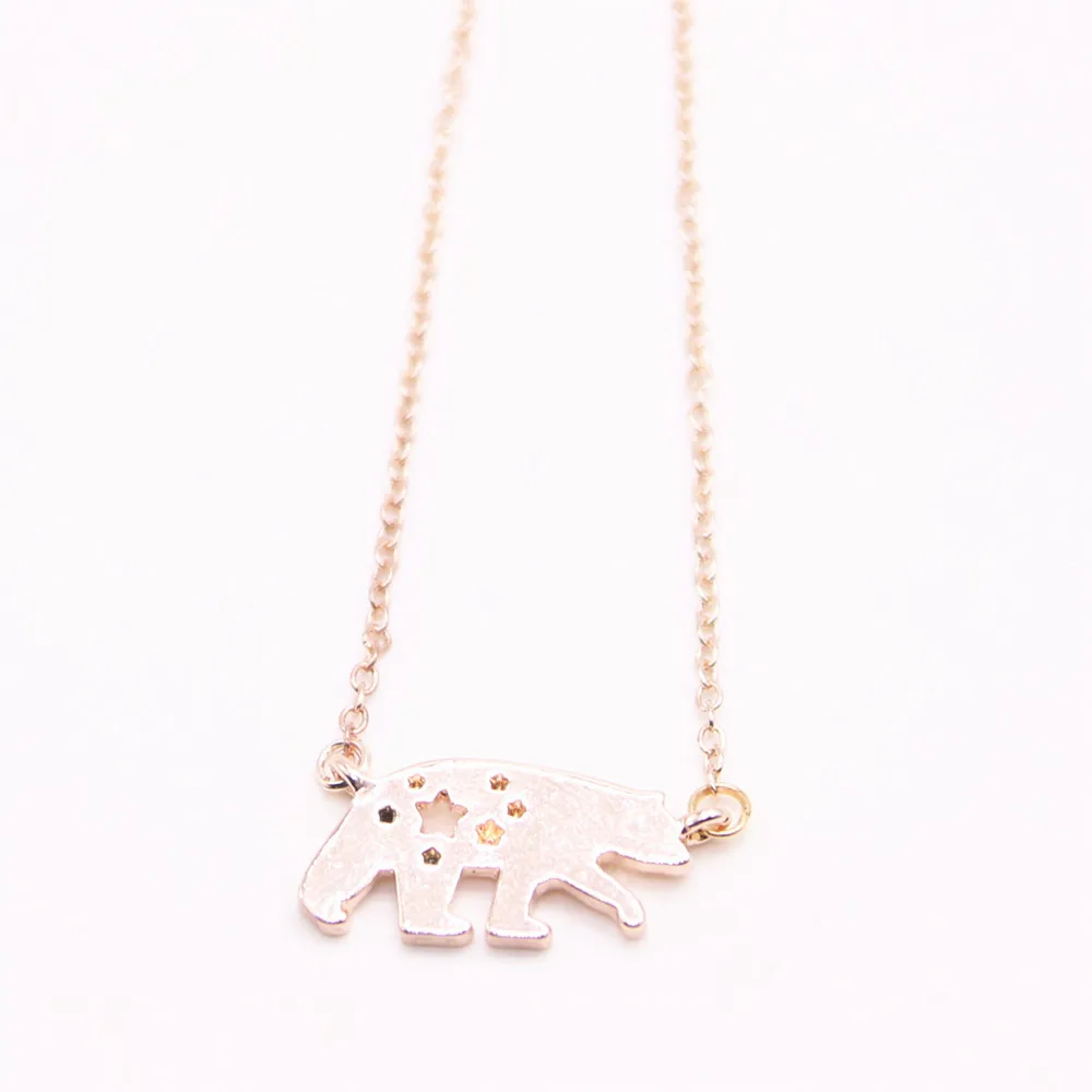 Arctic animals element браслеты для девочек полярный медведь с отверстиями со звездами