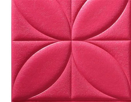 Лиловый 3D настенная наклейка s Safty Foam домашний декор самоклеющиеся обои DIY Настенный декор кирпичная гостиная детская спальня декоративная наклейка - Цвет: Лиловый