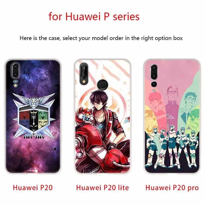 Мягкий чехол для Huawei P40 P30 P20 Pro P10 Lite e Plus P Samrt Z 2020 2019 Voltron Legendary Defender|Бамперы| |