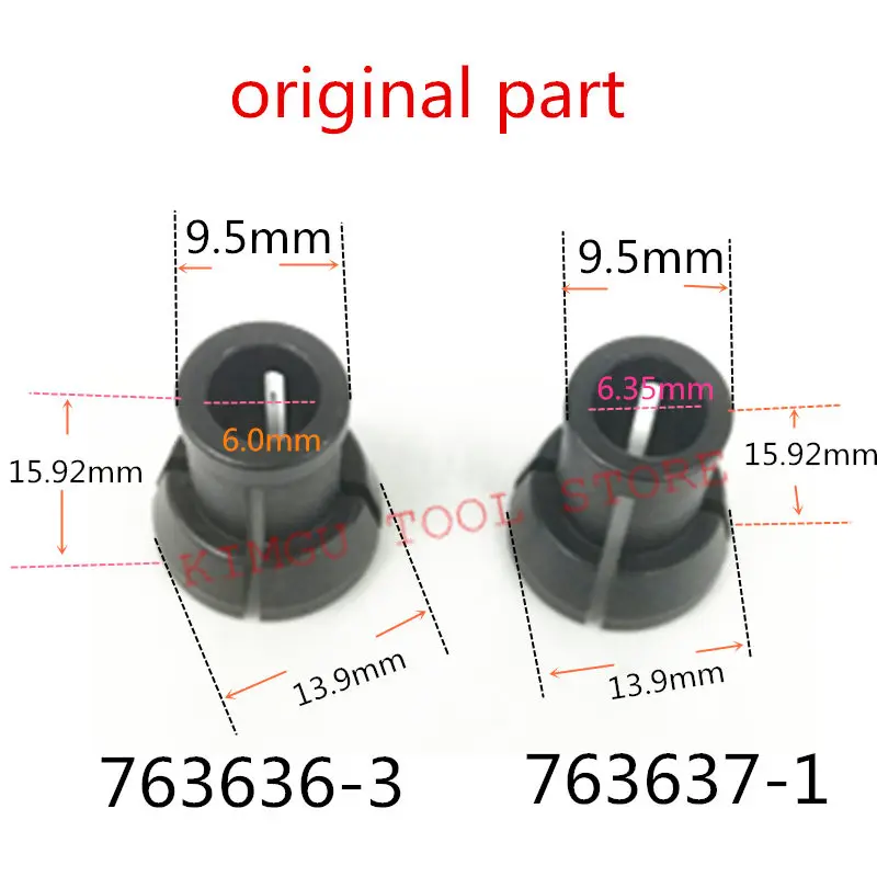 Цанга конуса для MAKITA 763637 1 1/4 &quot6 35 мм 763615 RP0900 RT0700C RT0700CX3 RP2301FCXK RT0700CX2 3621 3621A 3620 MT361