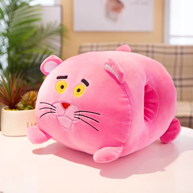 Мягкие животных мультфильм милые подушки руки теплые плюшевые игрушки
