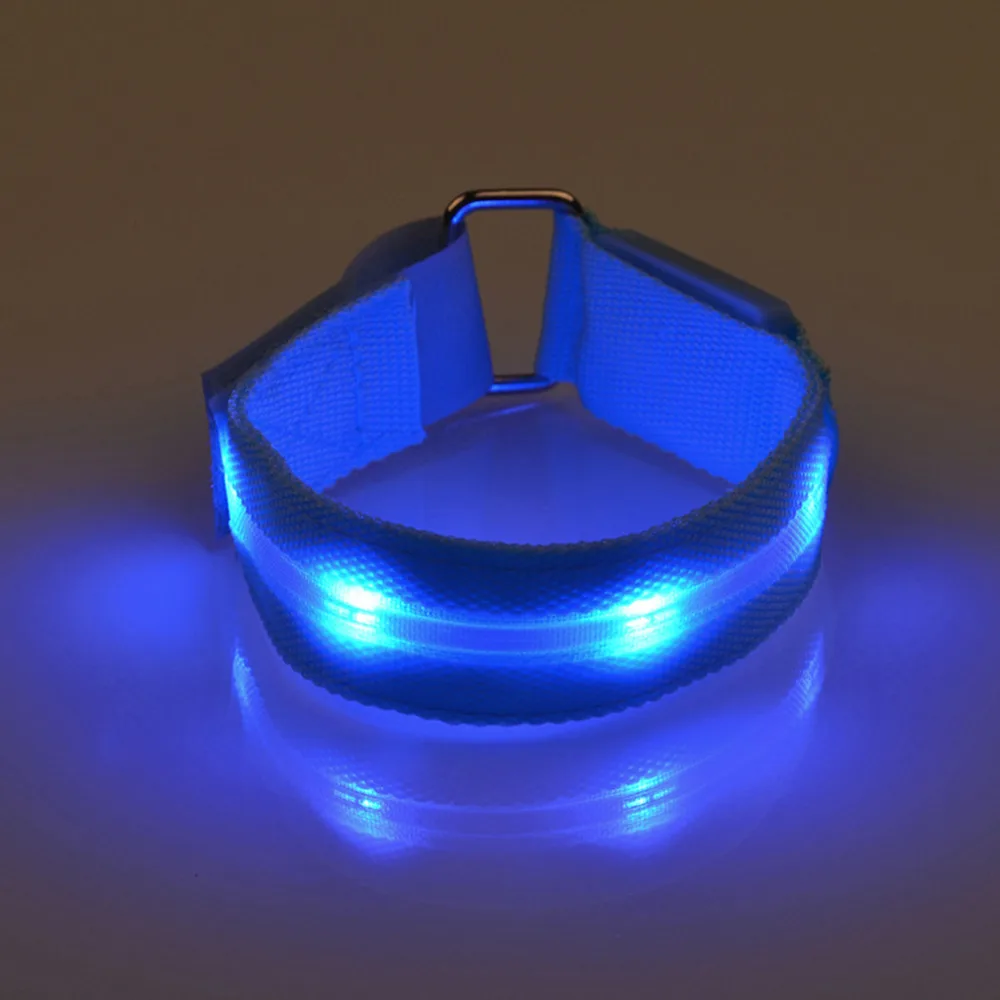 Portable Size Men Women Unisex LED Arm Belt light Bike Bicycle Outdoor Night Cycling Running Safety Warning Light | Спорт и