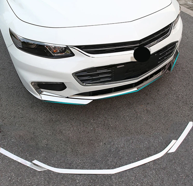

Chrome Front Bumper Grille Cover Trim Light Accent Insert Protector Molding Garnish For Chevrolet Malibu Chevy 2016 2017 2018