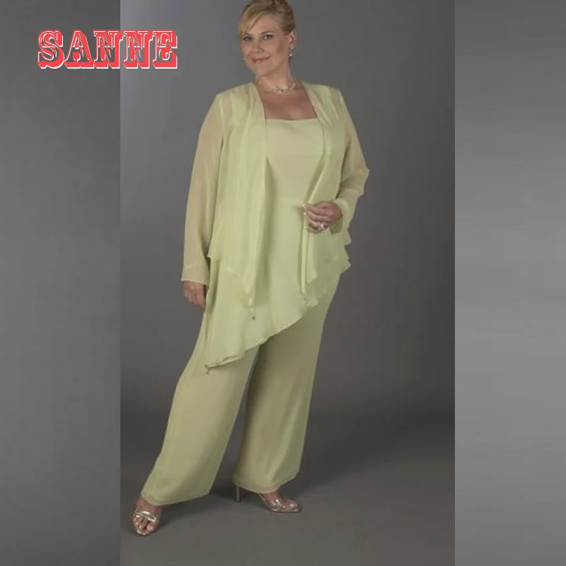 2016 мода шифон мать невесты жених платья костюмы брюки формально для свадьбы