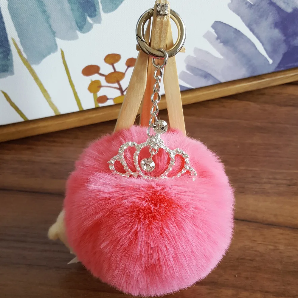 Брелок для автомобильных ключей новый фирменный брелок с мягким помпоном из