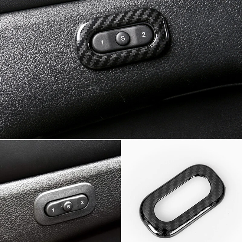 ABS углеродное волокно для Jeep Grand Cherokee 2014 2015 2016 2017 кнопки памяти на автомобильное