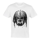 Футболка мужская AVP Alien vs Predator, белая тенниска с коротким рукавом, модная майка в стиле дартворта, из фильма, Прямая поставка