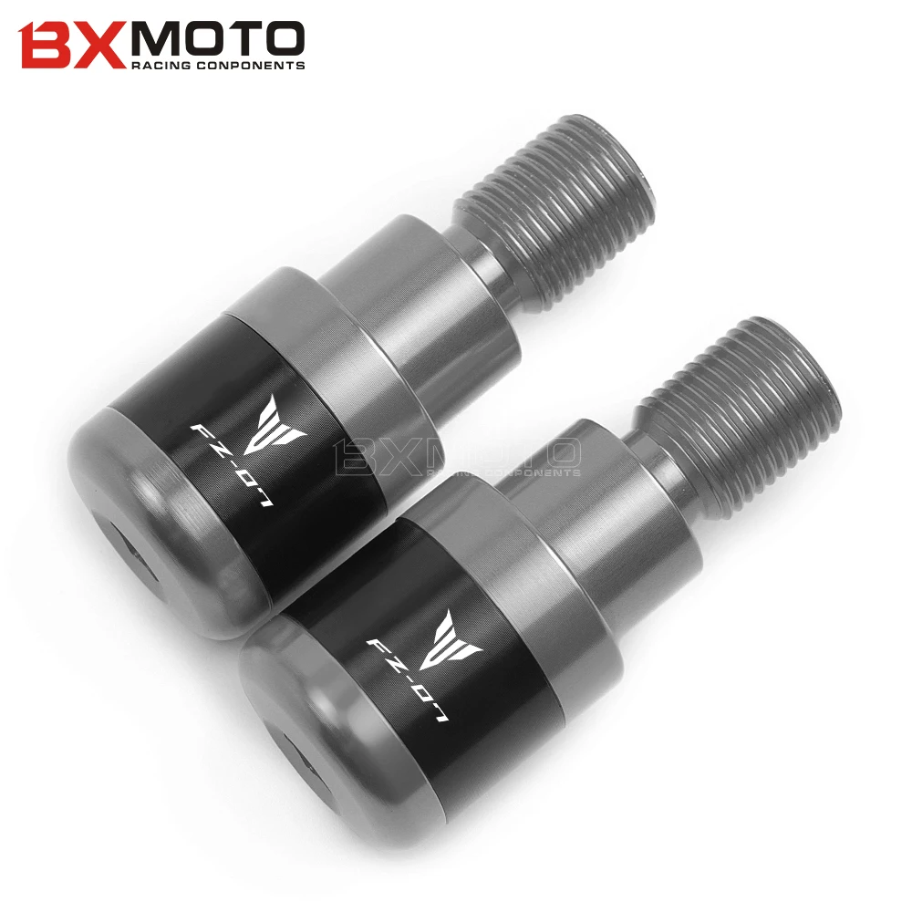 Для YAMAHA FZ07 FZ 07 2014 2018 2019 ручки Мотоциклетные аксессуары концевые наконечники руля 5