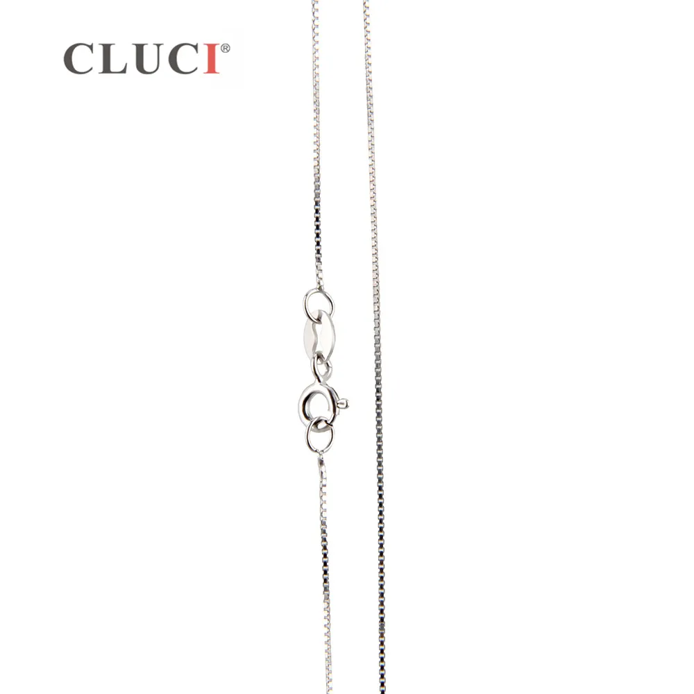CLUCI 3 шт. модное обувь для девочек 925 стерлингового серебра Очаровательная коробка цепочки и ожерелья цепь матч Подвески Жемчуг одежда высшего качества ЮВЕ