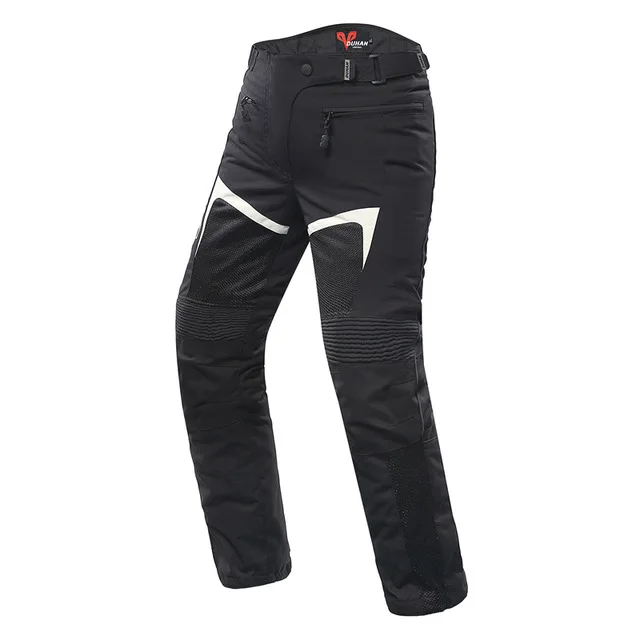 Men pant Black DUHAN, Мужская мотоциклетная защитная куртка, мотоциклетная штаны, набор, весна-лето, дышащая сетка, куртка для верховой езды, мото штаны, костюм, одежда - Цвет: Men pant Black