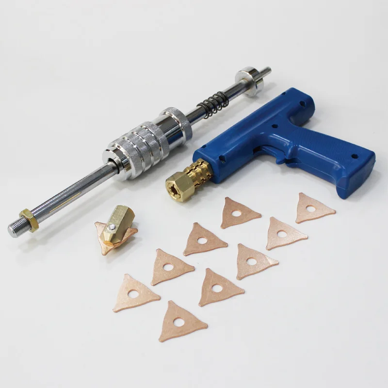 Шпилька пистолет горка молоток uni spotter deluxe starter plus комплект тройник патрон stinger Охотник автомобиль вмятины на кузове автомобиля удаление сварочные инструменты