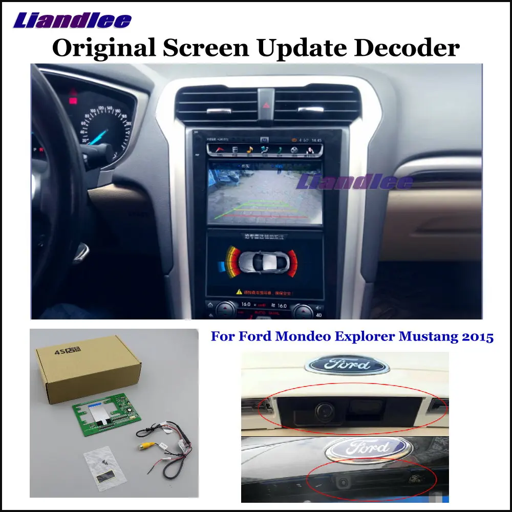 

HD Reverse Parking Camera For Ford Mondeo MK5 Explorer Mustang 2017-2020 Rear View Backup CAM Decoder Accessories