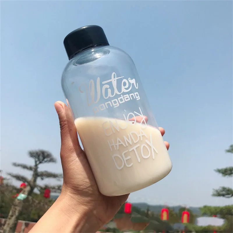 ZOOOBE 600/1000 мл большой объем для воды спортивные бутылки Пластик герметичные