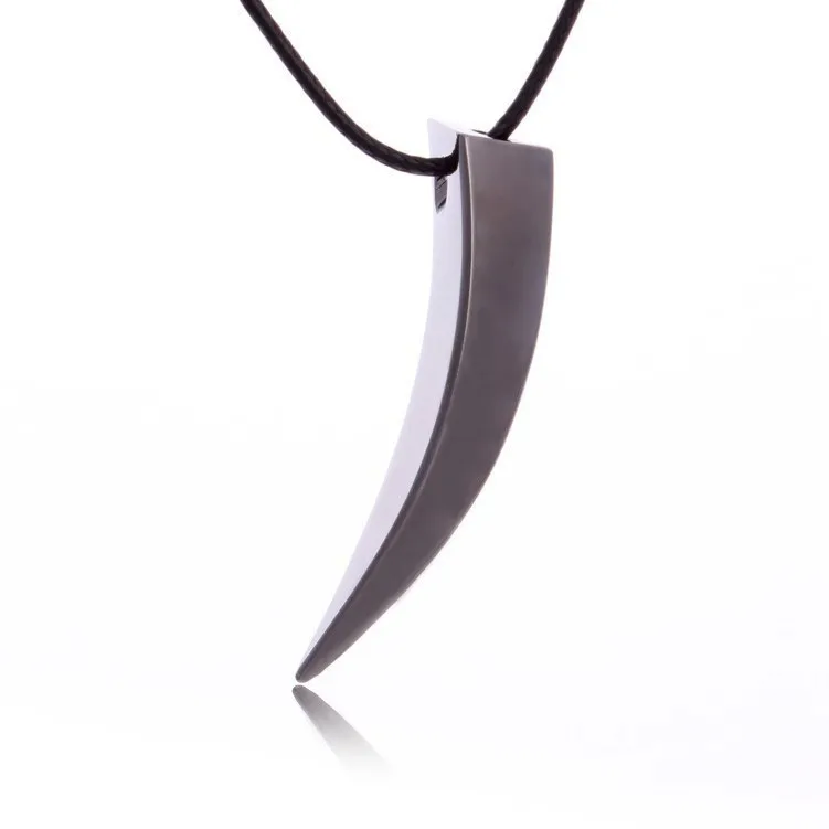 2018 г. Панк Мода Храбрый Для мужчин Нержавеющая сталь зуб волка Спайк Кулон