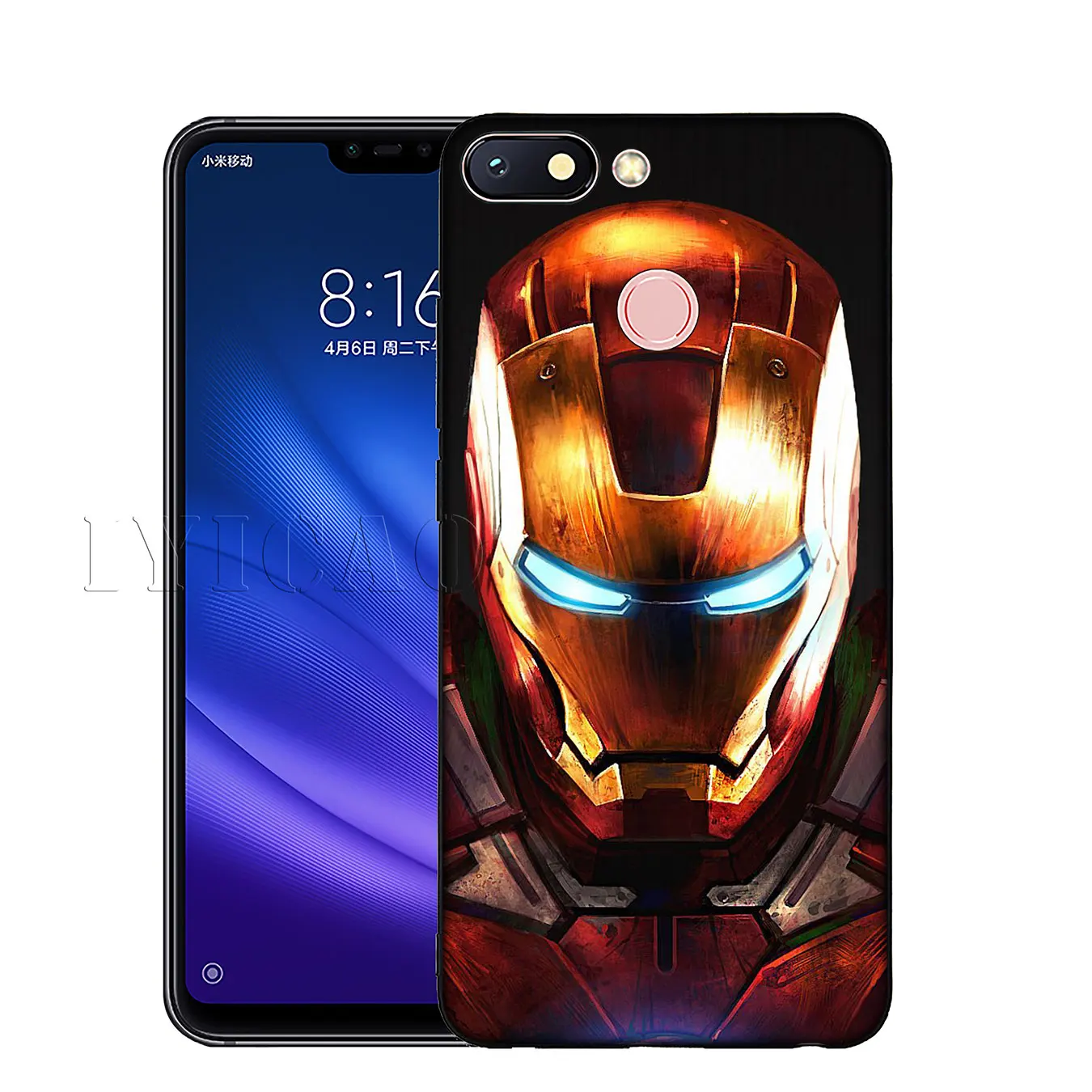 IYICAO Железный человек Marvel Мягкий силиконовый чехол для телефона Xiaomi Mi 10 9 9T CC9 CC9E 8 SE