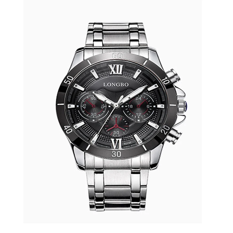 Reloj Hombre Бренд LONGBO Простой Моды Случайные Бизнес Часы Мужчины Дата