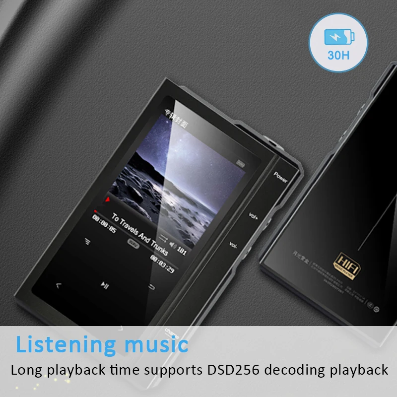 Moonlight Z6Pro Hifi музыкальный плеер жесткий DSD MP3-плеер ES9018Q2C ЦАП двухъядерный процессор+ кожаный чехол NXPLPC4357 Max32GB