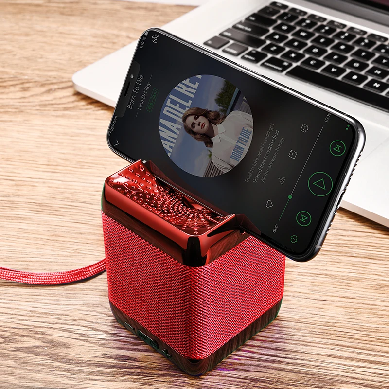 Мини Портативная bluetooth колонка Беспроводная с басами стереозвуком сабвуфером FM