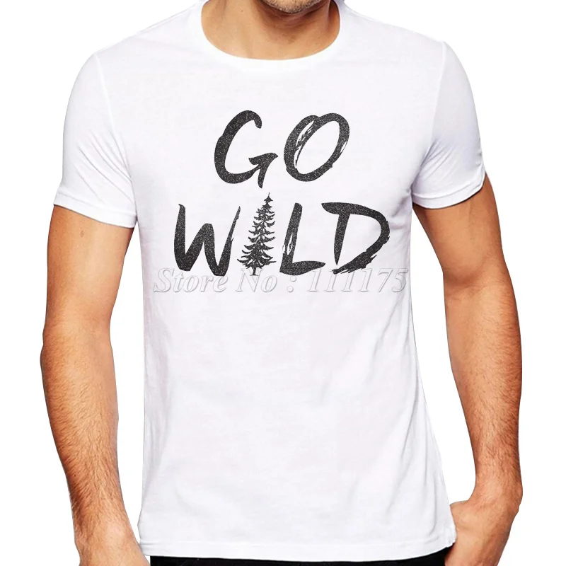 Мужская Летняя модная футболка Go Wild Design красивые топы высокого качества на заказ
