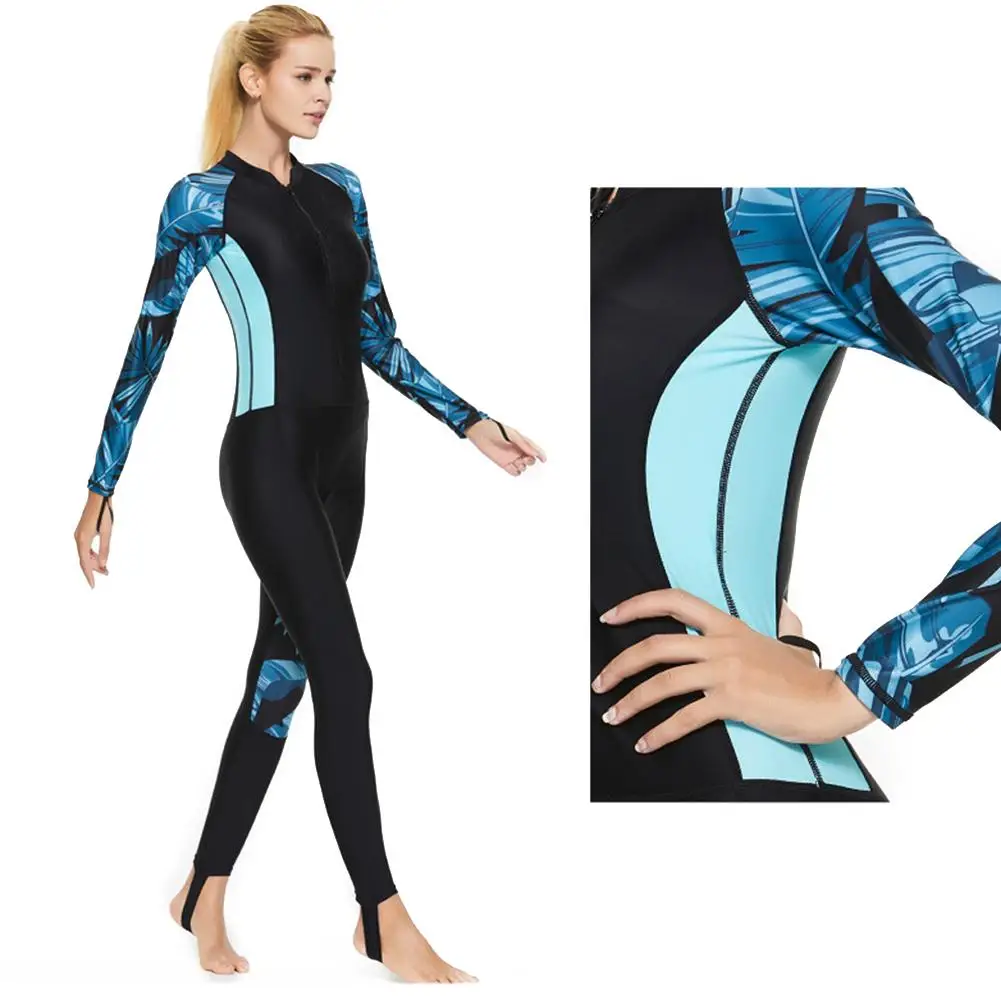 Women Lycra Wetsuit Quick-dry One Piece Surfing Spearfishing Swimsuits Jumpsuit Padded Scuba Diving Triathlon Wet Suit