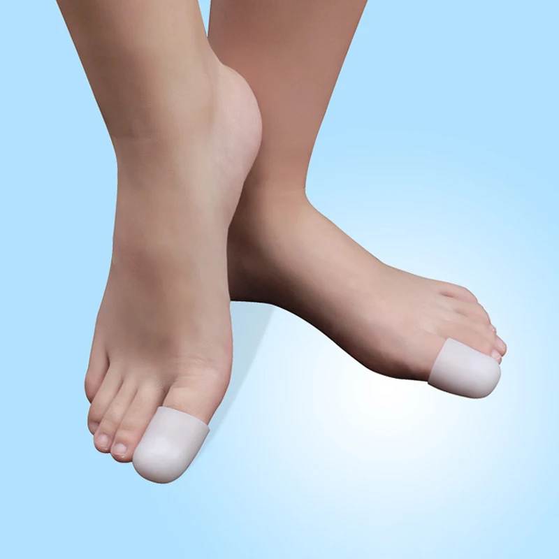 1 пара защитные колпачки с большим носком мягкая силиконовая подушка для