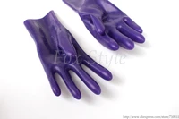 short latex gloves