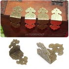 12 x Античная бронзовая декоративная шкатулка для ювелирных изделий, искусственные ножки, защита углов ног S21, оптовая продажа и Прямая поставка