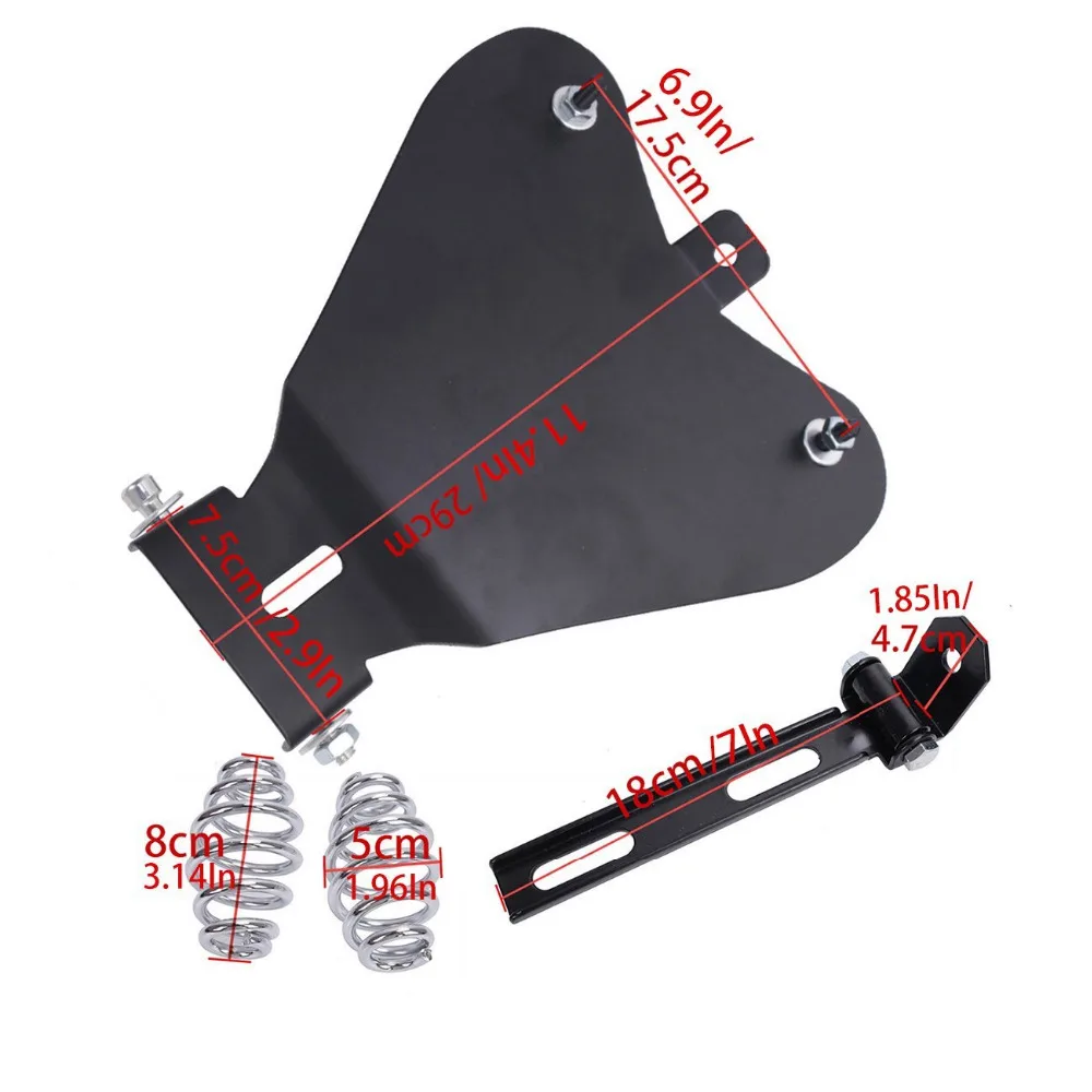 Для Harley Sportster XL883 XL1200 48 2004-2006 2010-2015 соло подставка для сиденья пружины и кронштейн