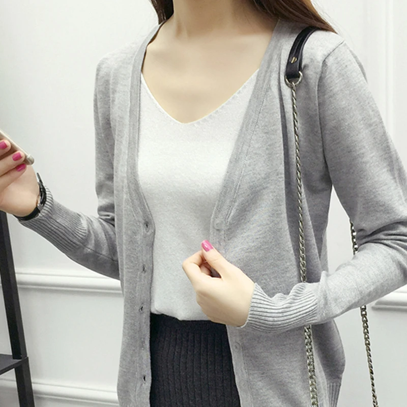 2018 sping Sweater Women Cardigan Knitted Female Casual V-Neck Woman Cardigans plus size Coat Sweaters Tops 5XL |