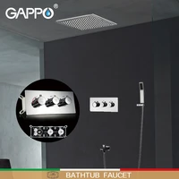gappo shower faucet bath shower heads waterfall wall mounted shower set concealed thermostatic shower mixer bath set system
