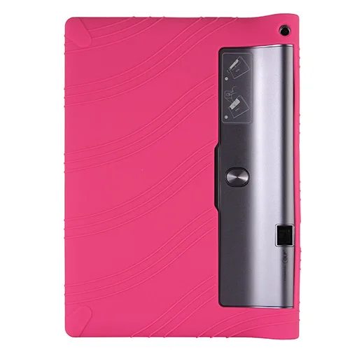 MingShore Мягкий силиконовый чехол для lenovo Йога Tab3 ПЛЮС 10,1 YT3-X703F дети противоударный чехол для lenovo Tab 3 Pro X90F/L/M чехол для планшета - Цвет: Pink