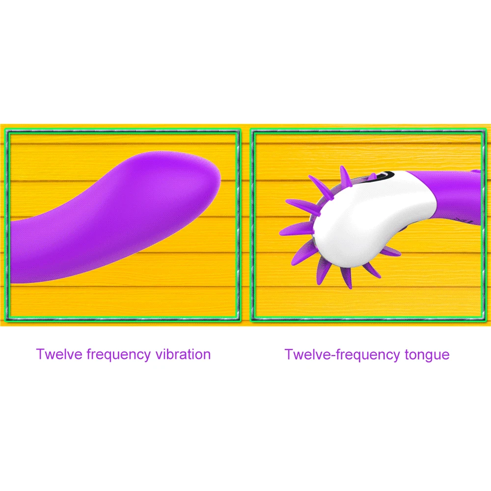 12 Скоростей Стимулятор клитора язык вибратор оральный секс лизание вращение G spot