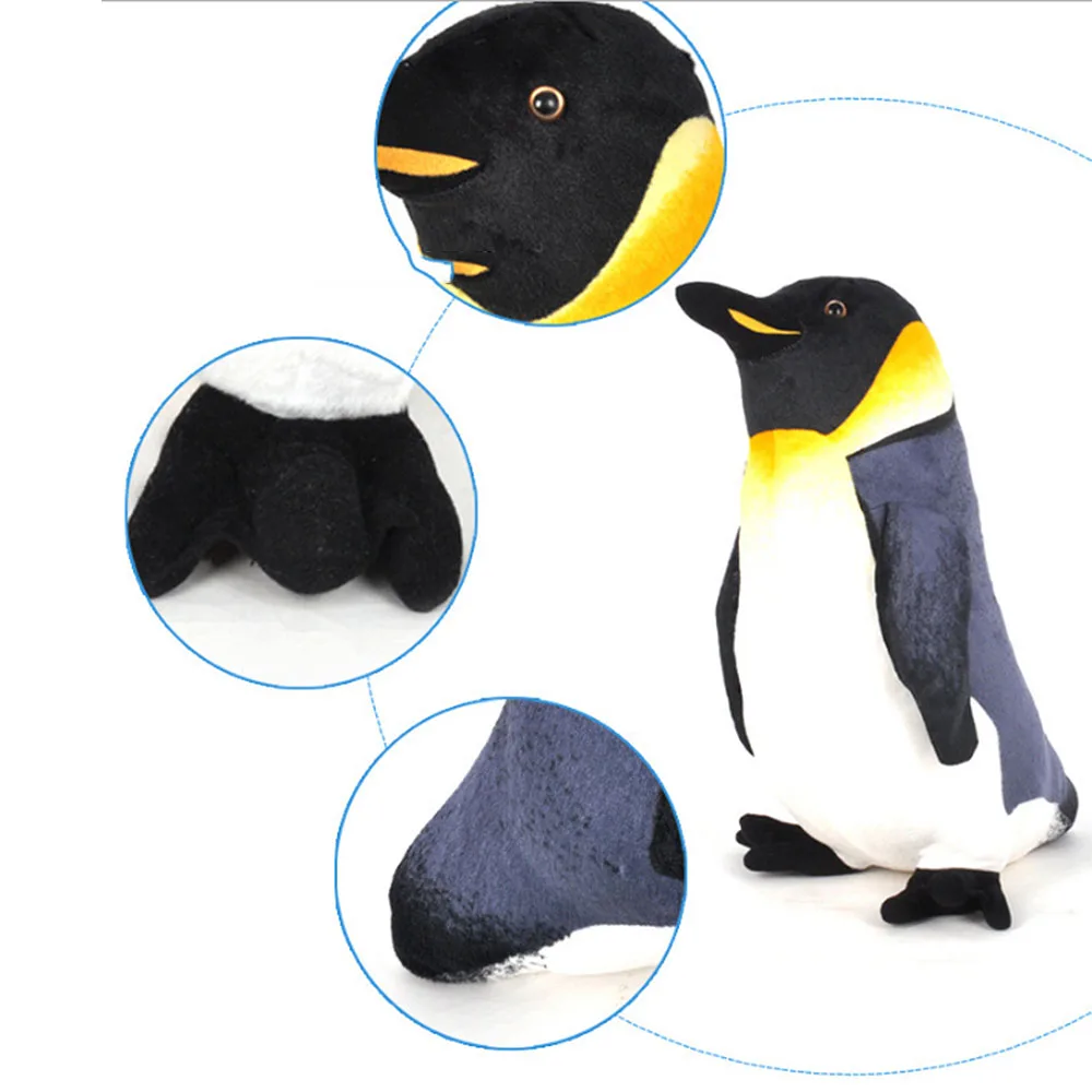 Big Penguin Simulation Plush Doll Child Sea Animal Sofa Living Room Pillow Birthdays Gifts 25/35/45/55cm | Игрушки и хобби