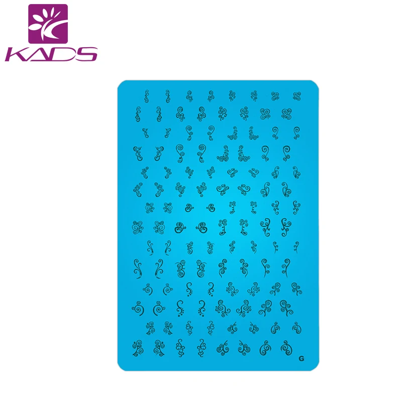 KADS 1 Шт. Пластины Саженцы Форма Доска Моды Ногтей Искусство Тиснения 21*14.5 см DIY
