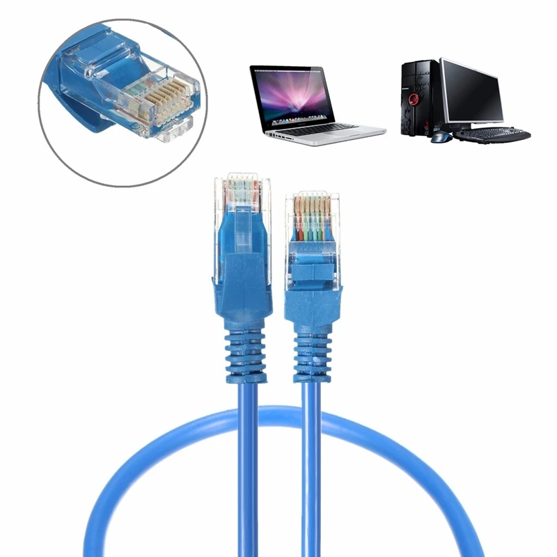 Сетевой кабель RJ45 100 см с разъемом &quotПапа папа&quot Ethernet для подключения к сети
