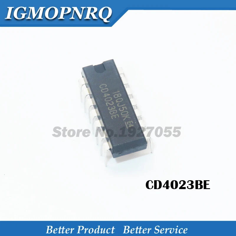 10 шт./CD4023BE CD4023 DIP 14 4023 три дорожные входные чипы nand gate IC новые|Интегральные схемы| |